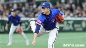 ▲世界12強棒球錦標賽複賽，台灣隊第5任投手陳冠偉。（圖／特派記者劉彥池攝影）