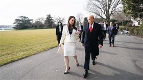 川普今天提名前白宮幕僚羅林斯（Brooke Rollins）出任新政府的農業部長。（圖／翻攝自Brooke Rollins Ｘ）