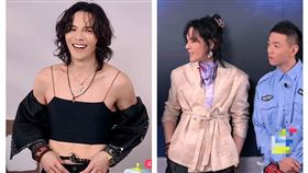 向佐跟藥水哥直播，向佐一套套裝扮都讓網友瞠目結舌（圖／翻攝偶像衝浪達人微博）