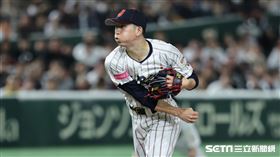 ▲世界12強棒球錦標賽冠軍戰，日本隊先發投手戶鄉翔征。（圖／特派記者劉彥池攝影）