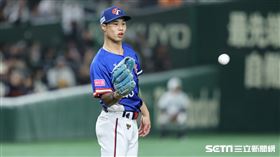 ▲世界12強棒球錦標賽冠軍戰，台灣隊先發投手林昱珉4局無失分退場。（圖／特派記者劉彥池攝影）