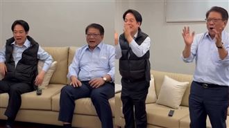 陳傑憲轟出3分砲！賴清德激動反應全被拍