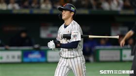 ▲世界12強棒球錦標賽冠軍戰，日本隊中外野手辰己涼介遭到三振。（圖／特派記者劉彥池攝影）