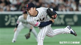 ▲世界12強棒球錦標賽冠軍戰，日本隊第3任投手藤平尚真。（圖／特派記者劉彥池攝影）