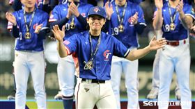 ▲台灣隊奪下世界12強棒球錦標賽冠軍，隊長陳傑憲拿下本屆賽會MVP。（圖／特派記者劉彥池攝影）