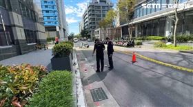 內湖科學園區傳出砍人案。（圖／翻攝畫面）