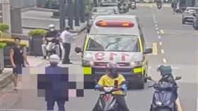 內湖聯發科前情殺，蔡女遭宿姓前男友砍殺。（圖／翻攝畫面）