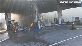 桃園,中壢,加油站,火警,加油島