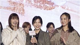 何妤玟（右起）、蘿莉塔現身蘇心甯活動（圖／記者趙于瑩攝）