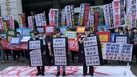 桃園航空城居民至交通部抗議
（圖／東隆凱悅社區管委會提供）