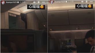 台灣英雄凱旋歸國　華航機組祝賀響起掌聲