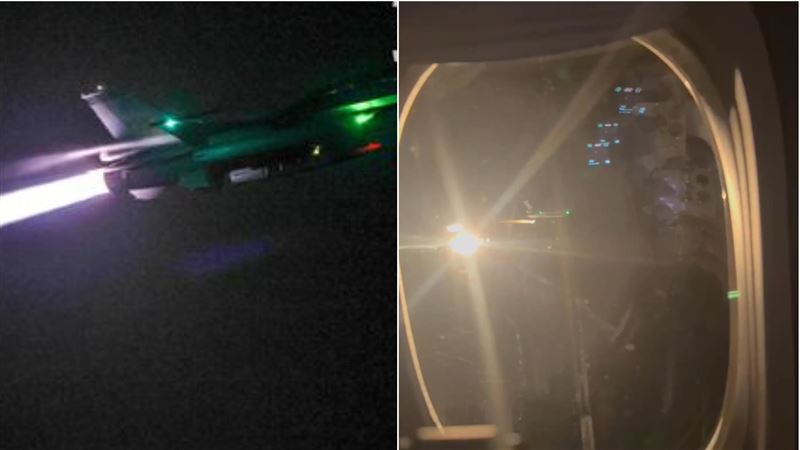 戰機射熱焰彈！球員快哭出來　機內畫面曝