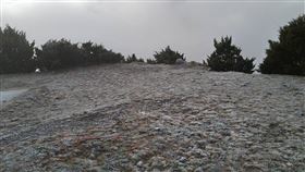 玉山氣象站結霜
（圖／氣象署）