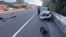 死亡車禍、台13線、轎車、逆向、台中女、騎士