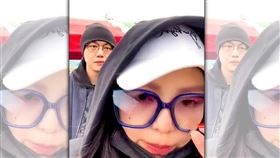 趁著休息空檔，阿妹與交往13年的調酒師男友Sam低調外出約會。（翻攝自IG）