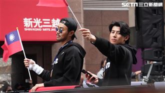 老婆們快看！林家正、陳傑憲同車微笑暈了