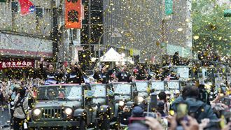 台灣英雄大遊行「英雄谷」震撼畫面曝