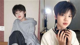 魏子宸是時代峰峻第四代公開亮相的練習生，長相斯文秀氣。（翻攝自微博）