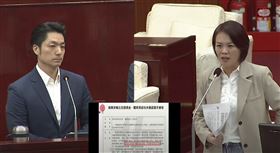 簡舒培質詢蔣萬安 台灣隊（圖／翻攝自台北市議會YT）
