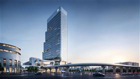 新北環狀線板橋站捷運開發案。（圖／冠德建設提供 ）