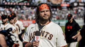 ▲前巨人2屆冠軍游擊手克勞福（Brandon Crawford）宣布結束14年棒球生涯。（圖／美聯社／達志影像）