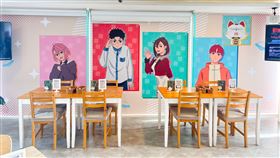 《膽大黨》將首次與FANFANS CAFÉ攜手推出快閃主題咖啡廳，於2024年11月28日起在台北西門店和台中一中店限時登場。餐廳不僅將動畫角色融入多款創意餐點，還帶來台灣限定、由日本特別繪製的全新立繪與周邊商品，粉絲們絕對不容錯過！（圖／品牌業者提供）