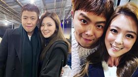 小鬼、卓文萱。（翻攝自IG、臉書）