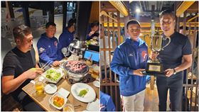 ▲台灣U12亞洲盃奪冠，中華棒協理事長辜仲諒再次請燒肉。（圖／中華棒協提供）