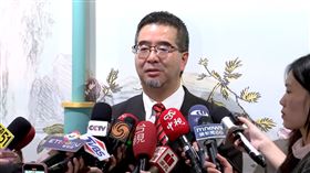 ▲馬英九基金會執行長蕭旭岑呼籲賴總統做調整，讓兩岸恢復過去的交流才能避免走向衝突