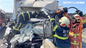 國道,車禍,彰化,追撞,埔鹽（圖／翻攝畫面）