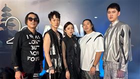 左起阿修羅、小頭、于浩威、王瞳、樂咖。（圖／民視提供）