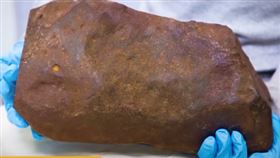 澳洲男撿到46億年前的隕石。(圖／Museums Victoria）