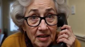 AI阿嬤反詐騙　（圖／翻攝自YouTube＠電信公司O2）