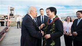 總統賴清德「繁榮南島．智慧永續」之旅，於台北時間今（1）日過境美國夏威夷。（圖／總統府提供)