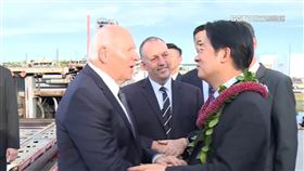 賴總統過境夏威夷　美方高規格「機邊接機、鋪紅毯」