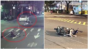 紅燈,骨盆骨,汽車,騎士,逆向,板橋,新北