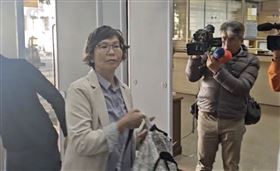 ▲北檢二度約談蔡壁如。（圖／翻攝畫面）

