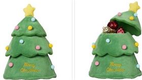 聖誕樹絨毛置物盒 翻攝自Threads