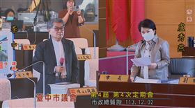 學生拿樂樂棒打老師，老師報警抓進警局，盧秀燕大怒跳腳:嚴懲嚴辦，議員李中(圖／翻攝自台中市議會YT)