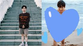 HOOK穿上肌肉道具裝。（圖／翻攝自HOOK IG）