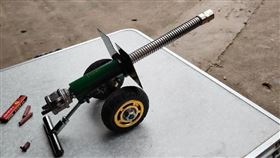 中國「微型槍砲」，大砲，懷舊風，入侵台灣，非制式槍砲，網路販賣，台中警逮7人，違法(圖／翻攝畫面)