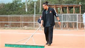 ▲台鋼雄鷹投手王躍霖參與關懷盃。（圖／原棒協提供）