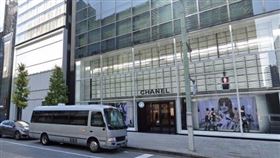 東京香奈兒銀座店發生火警。（圖／翻攝自Google Map）