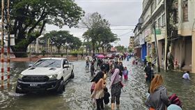 馬來西亞,水災（圖／美聯社／達志影像）