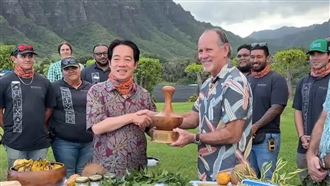 賴總統赴侏儸紀場景問：會送我寵物恐龍嗎