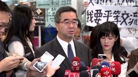 台大抗議中國訪團，蕭旭岑跟學生回應