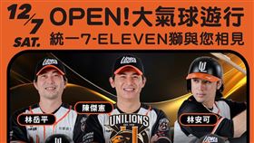 陳傑憲、統一7-ELEVEn獅隊（圖／寬寬整合行銷提供）