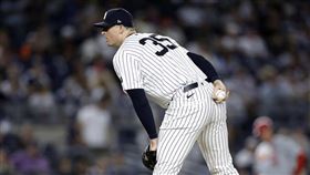 ▲大都會有意簽下洋基終結者霍姆斯（Clay Holmes），讓他轉任先發投手。（圖／美聯社／達志影像）