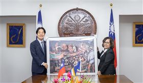 總統出席馬紹爾群島共和國海妮總統國宴照片（圖／總統府提供）