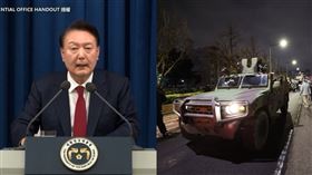 歷經6小時後，尹錫悅終於現身宣布解除戒嚴令：軍隊已撤回，恐怕成為韓國史上最短命戒嚴。（圖／AP / SOUTH KOREAN PRESIDENTIAL OFFICE HANDOUT 授權）